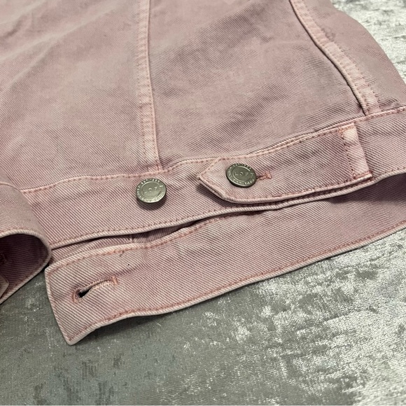 L-Tags on Loft Lavender Denim Jacket - Picture 7 of 7
